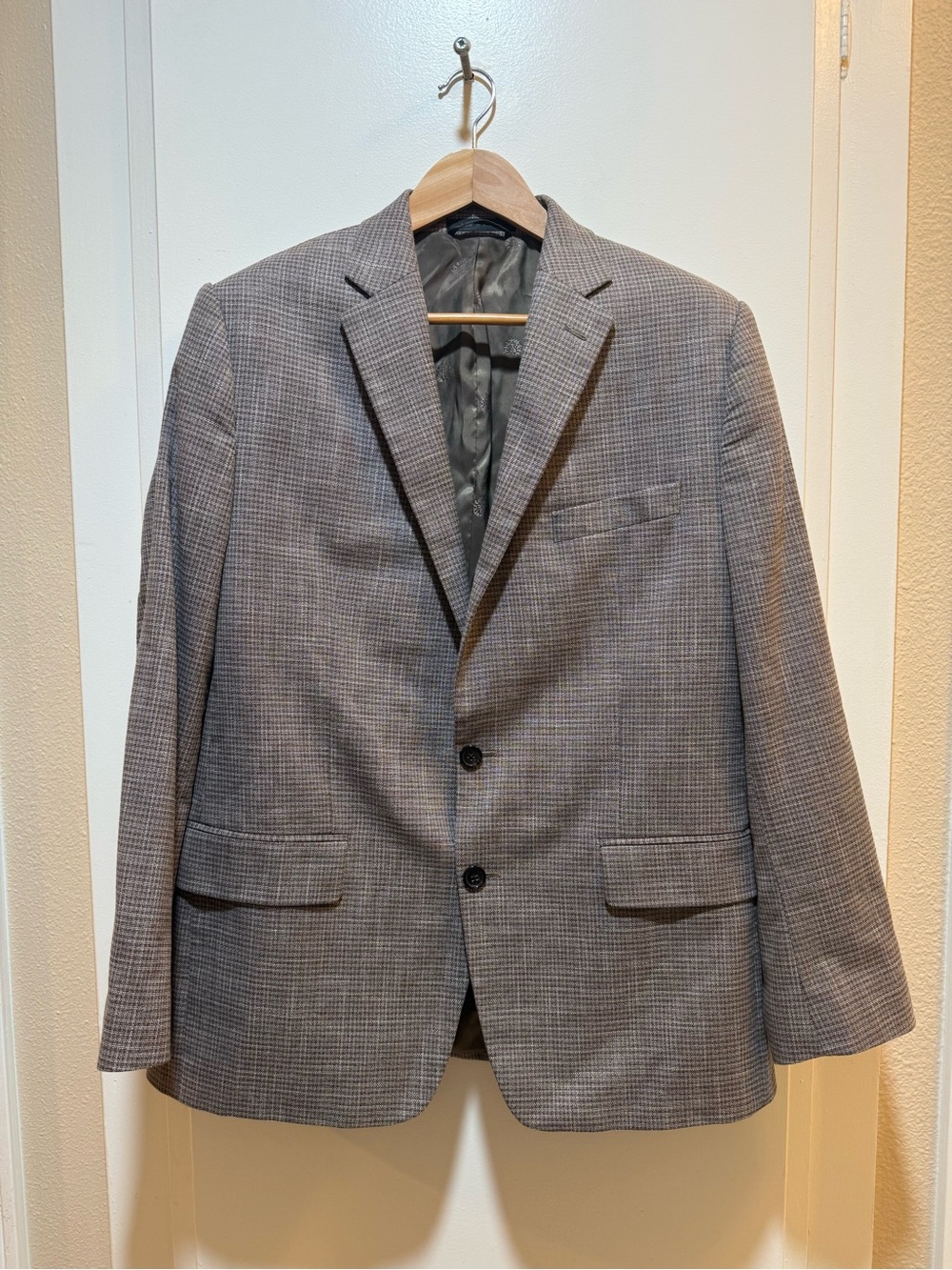 Lauren Ralph Lauren Gray Brown Glen Plaid Sport Coat